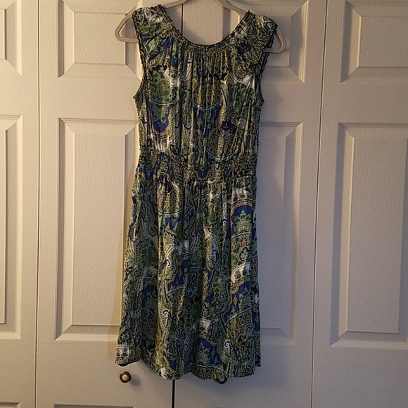 Print dress with elastic waist - Picture 5 of 5